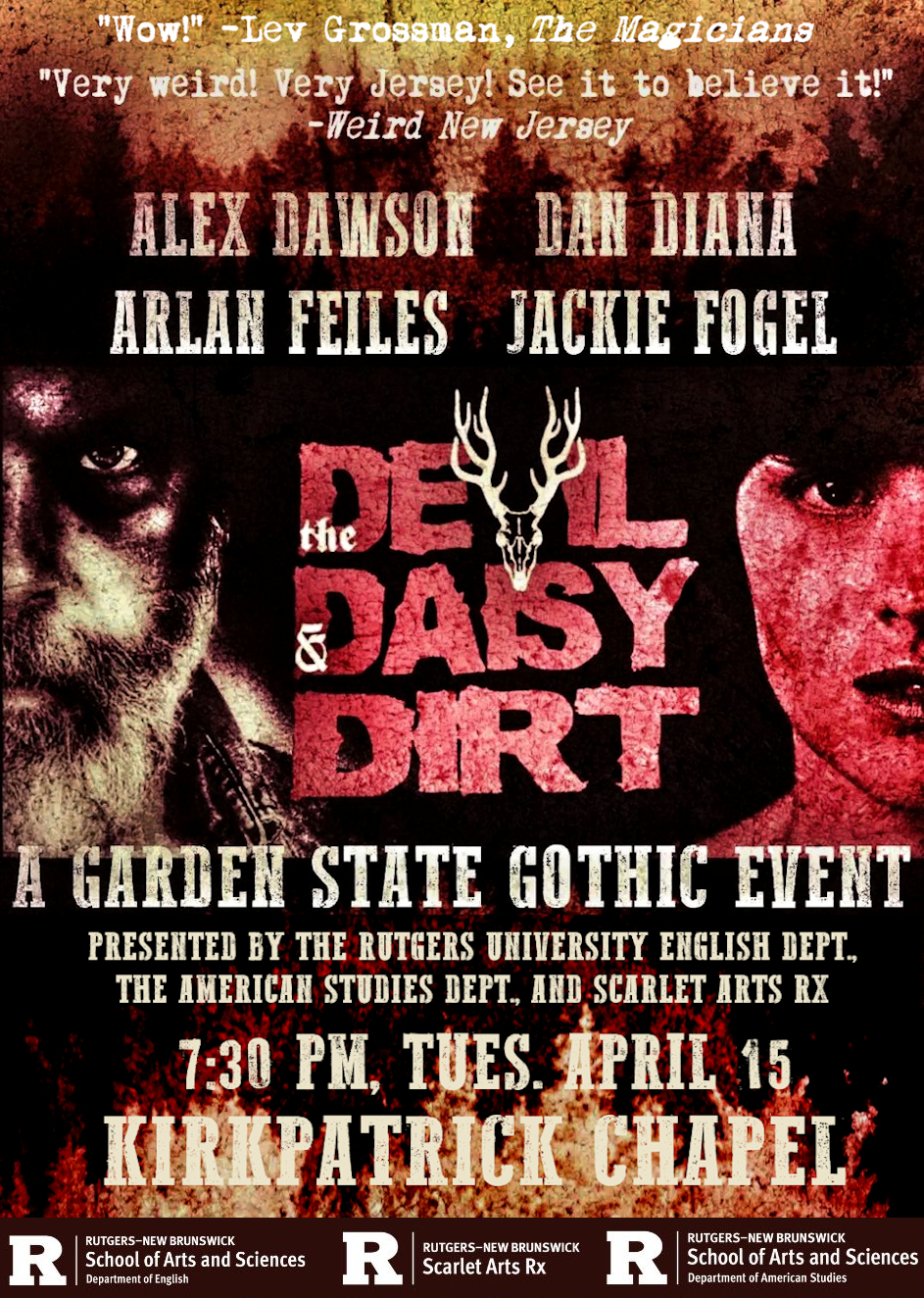Image - THE DEVIL AND DAISY DIRT: A Garden State Gothic, Alt-Folk Event